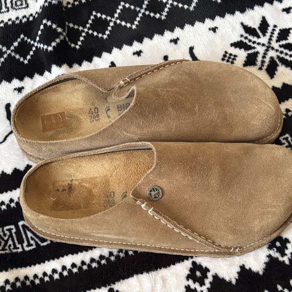 Birkenstock Men's Brown Suede Loafers - Picture 3 of 7